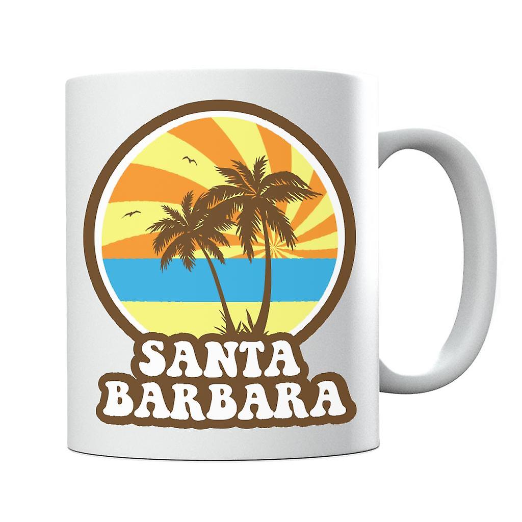 Santa Barbara Retro Sunset Mug