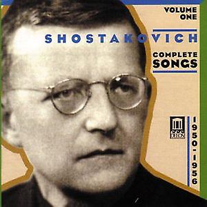 Various - Shostakovich Complete Songs  Vol One [CD]