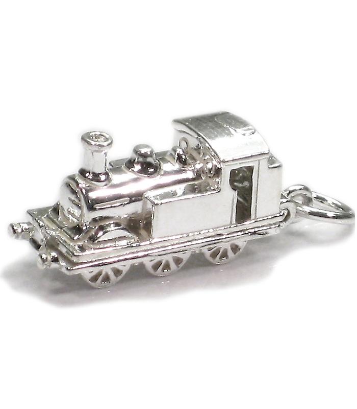 Train Engine Opening Sterling Silver Charm  Trains Charms