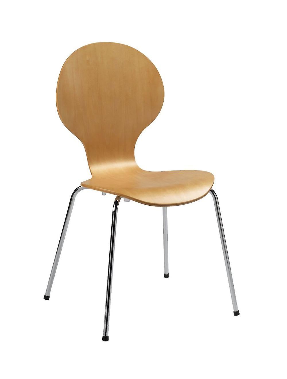 Ziles Kitchen Side Chair 4 Leg Frame - Natural