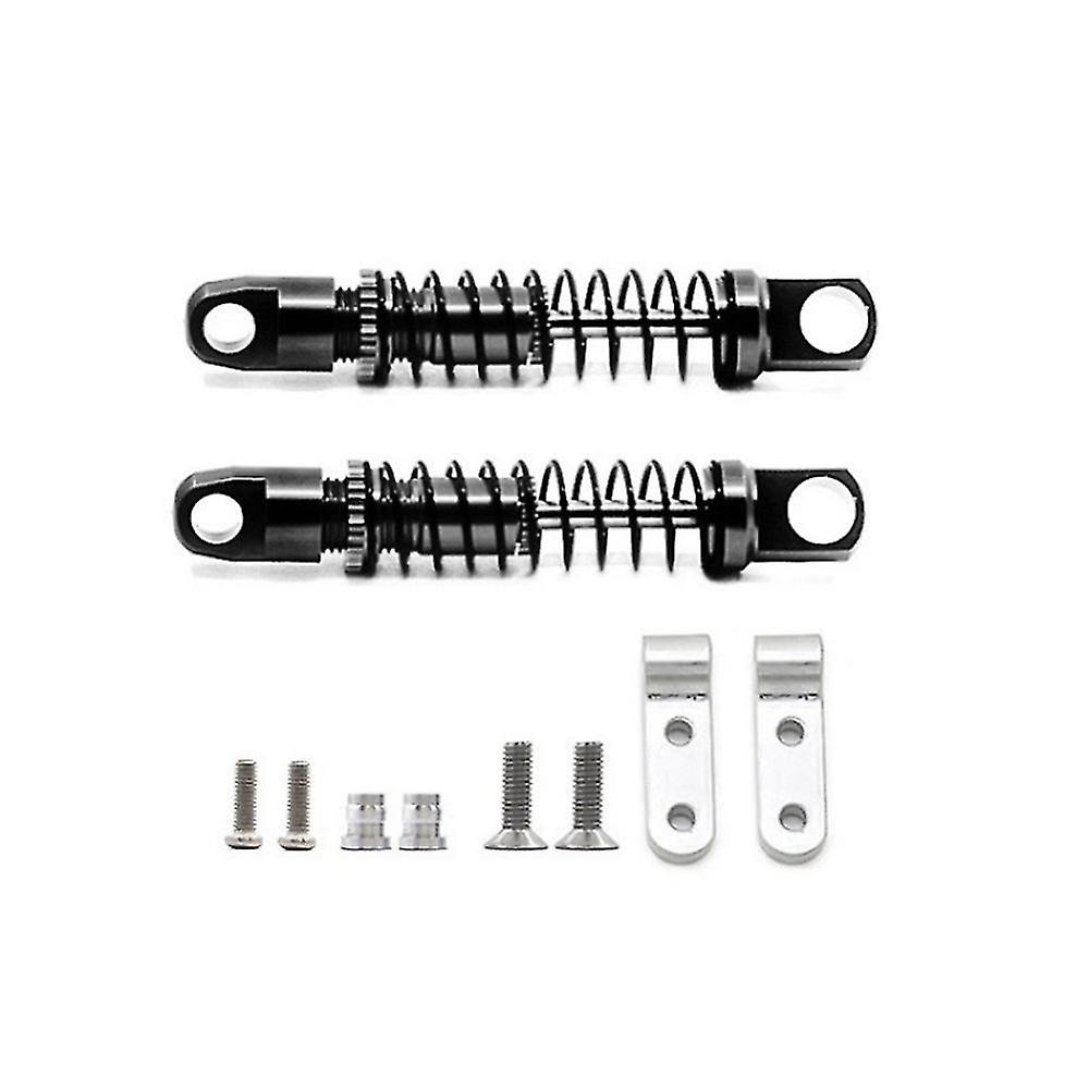 For D12 Model Car Upgrade Parts Metal Rear Axle Spring ,black