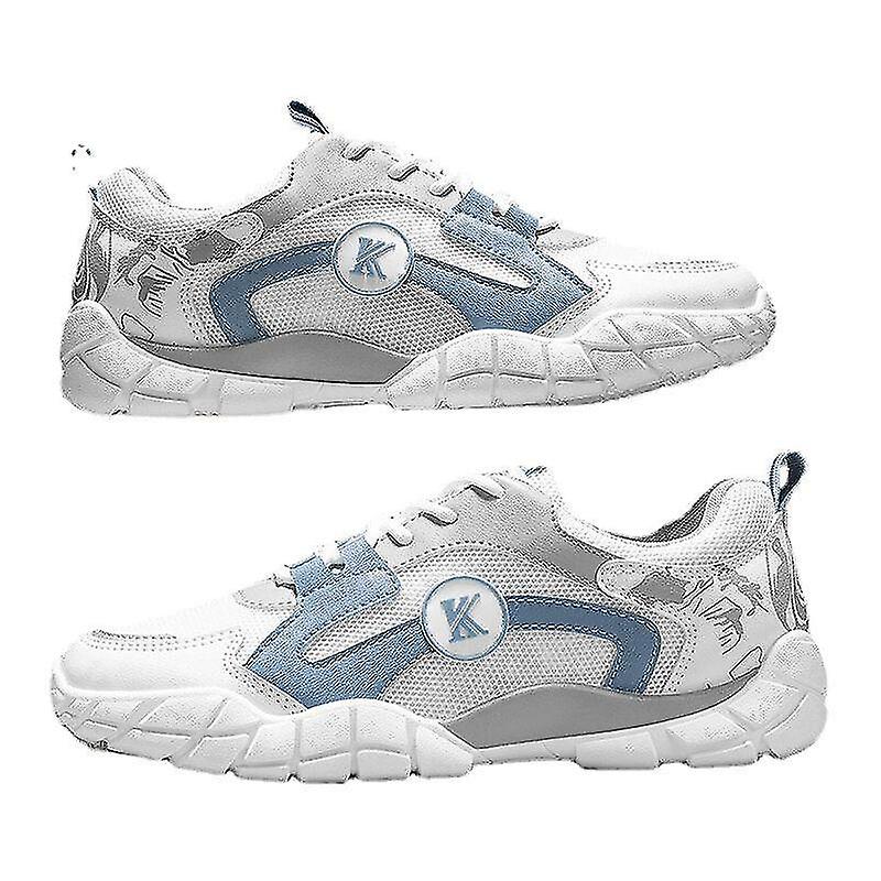 Men Mesh Breathable Soft Sole Comfy Sports Color Crush Casual Running Shoes