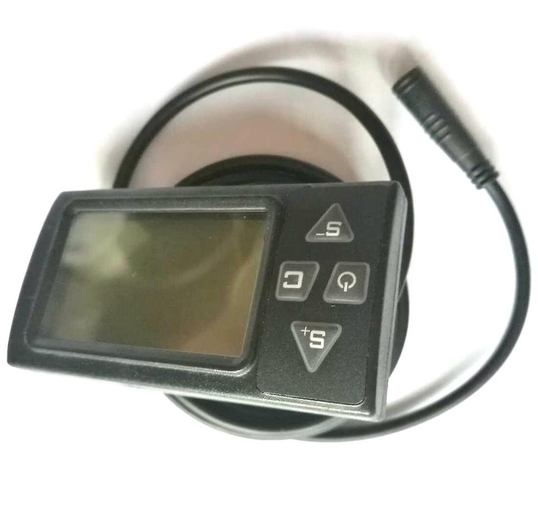 24v/36v/48v Lcd Ebike Display With Waterproof 6pin Female Plug For Electric Bike Bldc Controller Control Panel S861