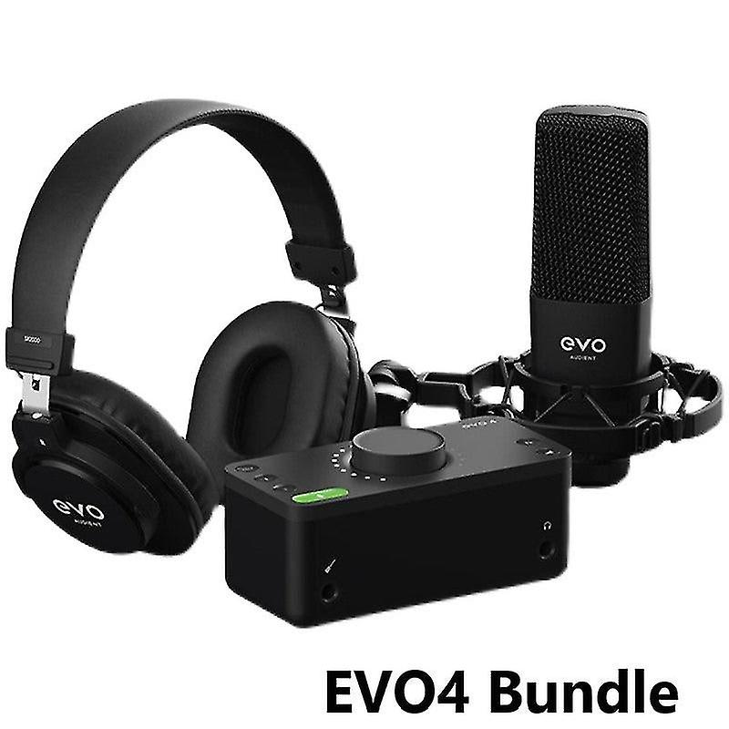Ent Evo4 Bundle O Interface Recording Bundle , Studio Recording Kit Of Sound Card Monitor Headphone Condenser Microphone
