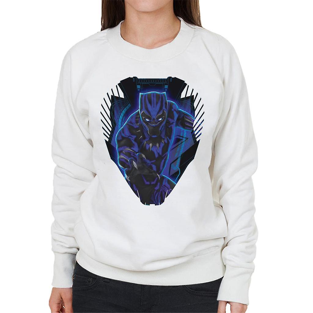 Marvel Black Panther Ship Royal Talon Fighter Silhouette Women's Sweatshirt