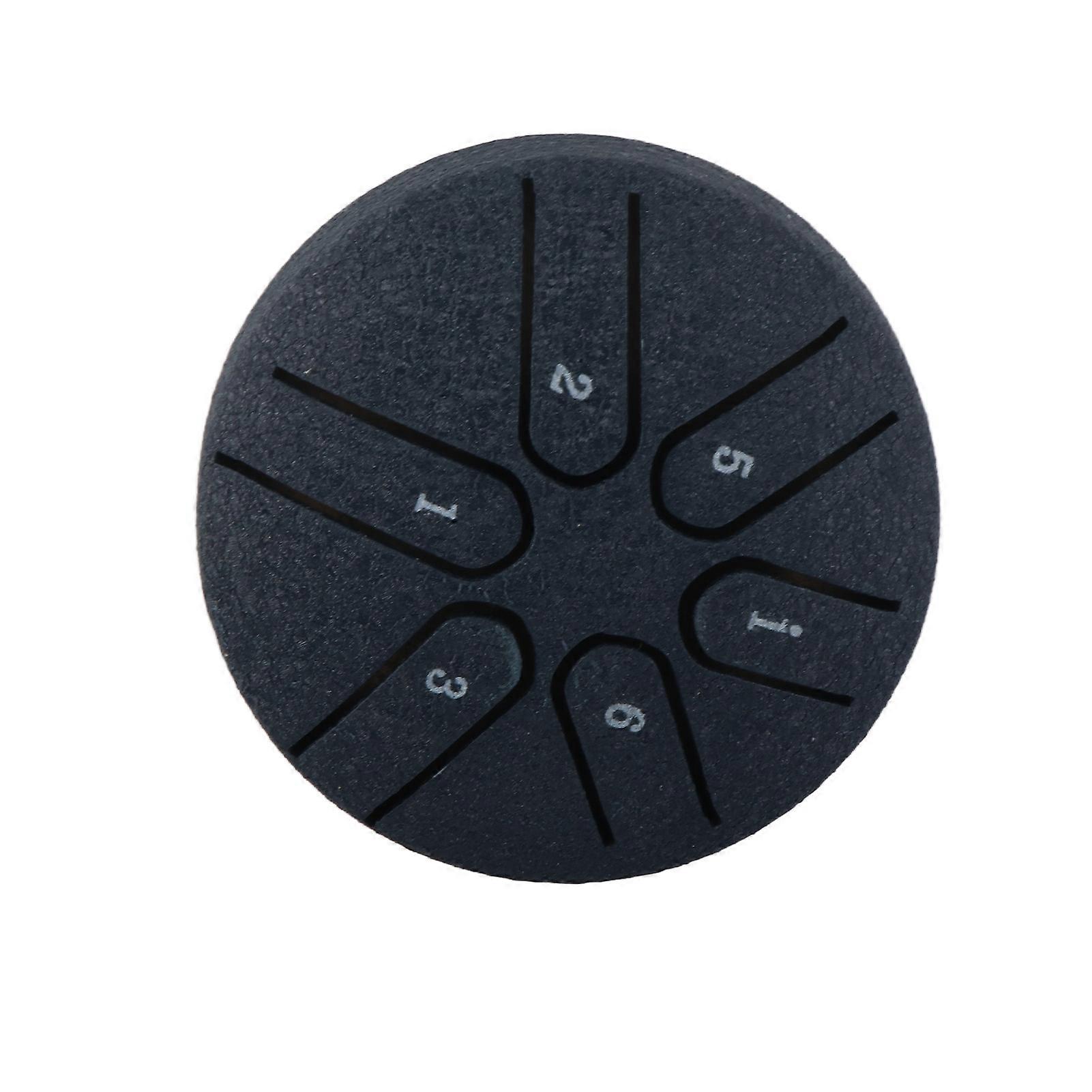 Handpan Drum Mini 6 Note Tongue Drum Navy Blue with Drumstick