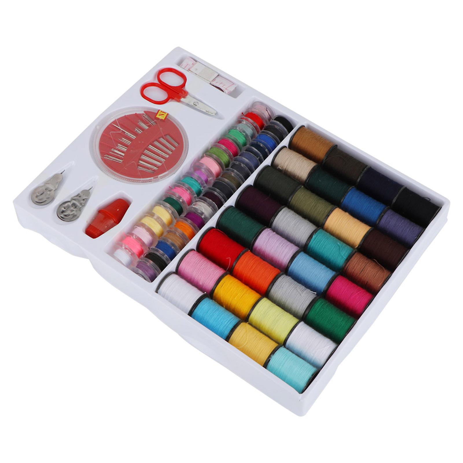 64PCS Colorful Hand & Machine Sewing Thread Set FR-197 with Tools