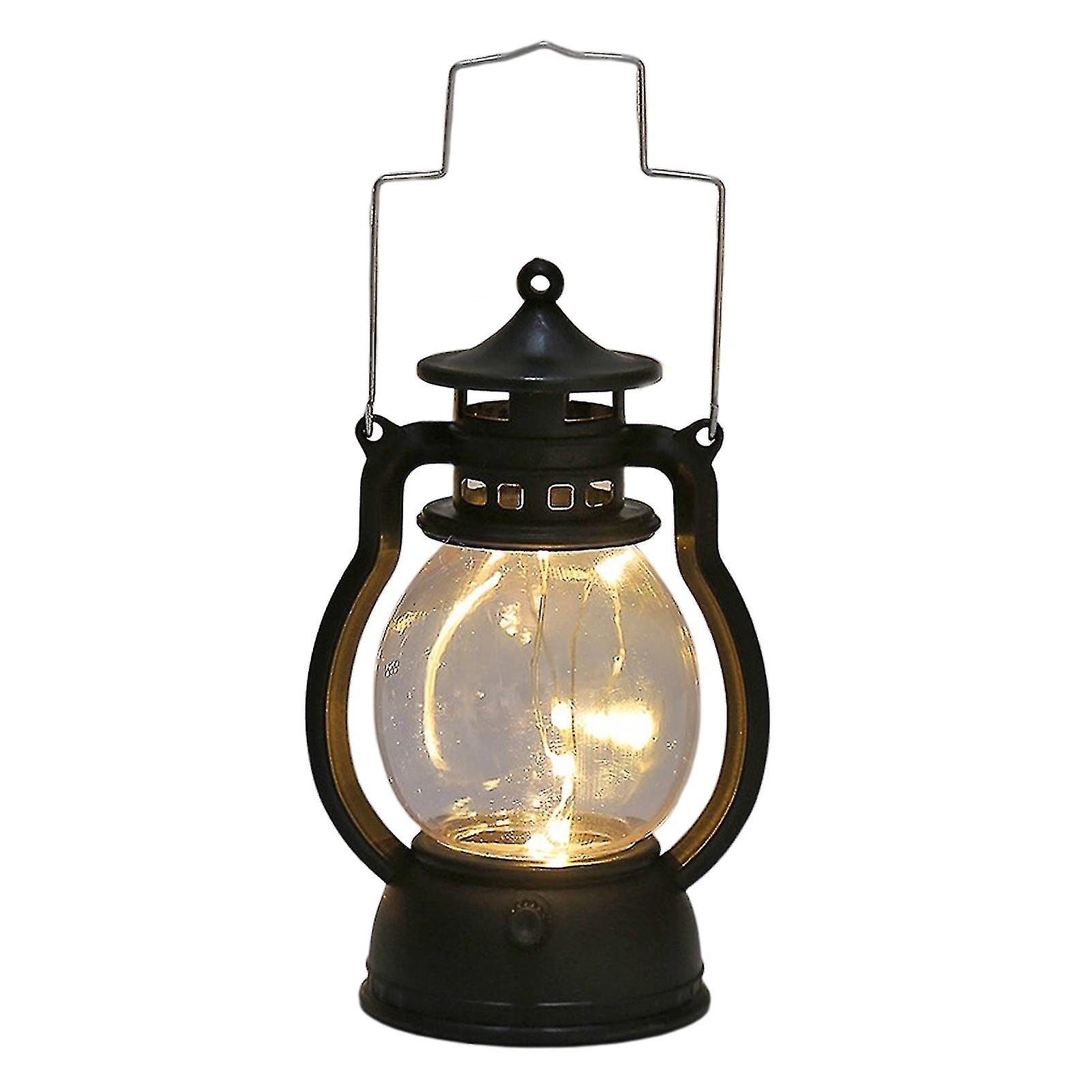 Led Lantern Light Battery Operated Warm Light Power Saving Led Night Light With Rope Handle Xmas