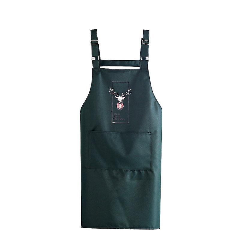 Kitchen Cooking Apron Chef Women Men Apron Shoulder Strap Waterproof And Antifouling Thin