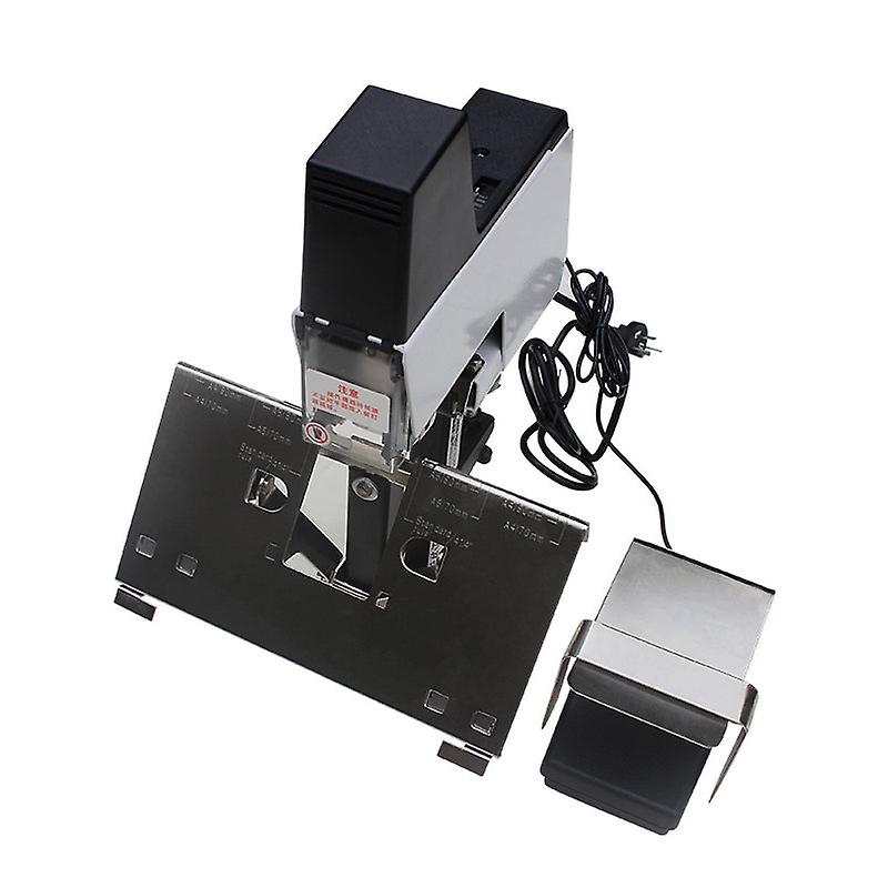 110V/220v Electric Automatic Rapid Saddle Heavy Duty Flat Stapler Book Binding Hine 2-50 Sheets