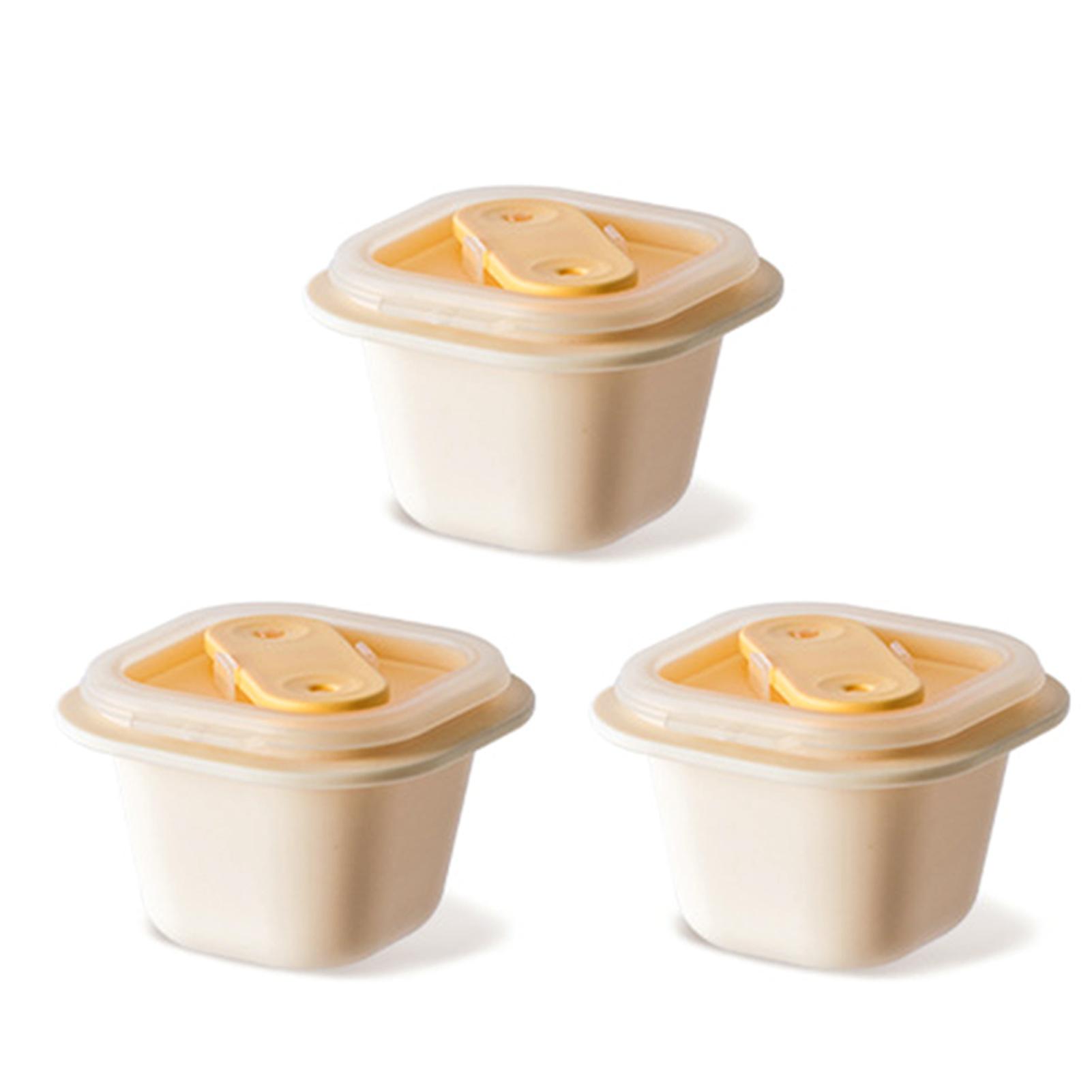 3pcs Ice Cubes Popsicle Maker Molds Easy Cleaning Ice Cream Making Tool for Summer Dessert