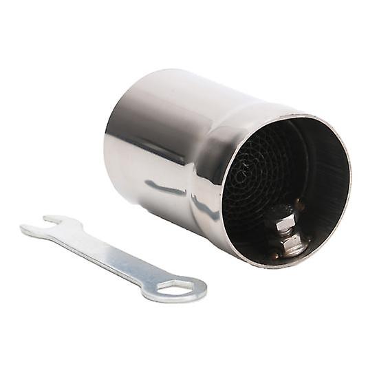 Practical Muffler Pipe Removable Silver Perfect Match