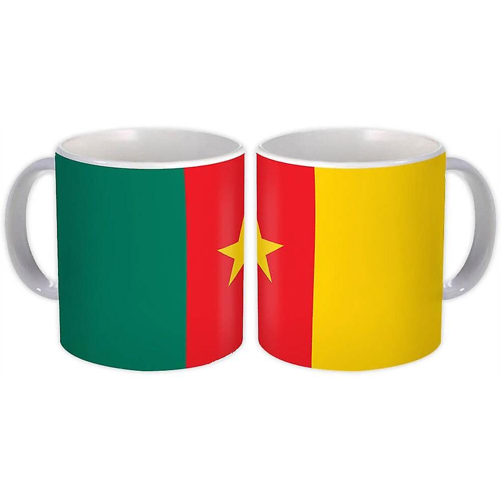 Geschenkbecher: Kamerun Flagge