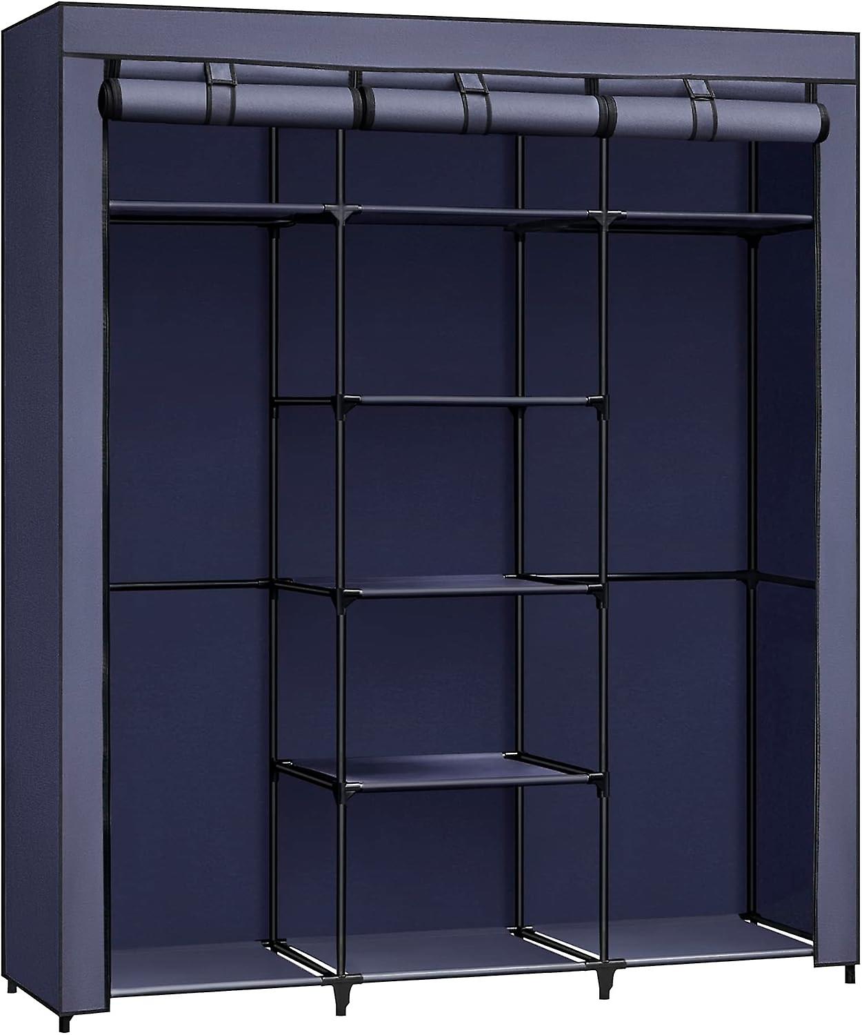Durable fabric wardrobe with plenty of storage and easy assembly