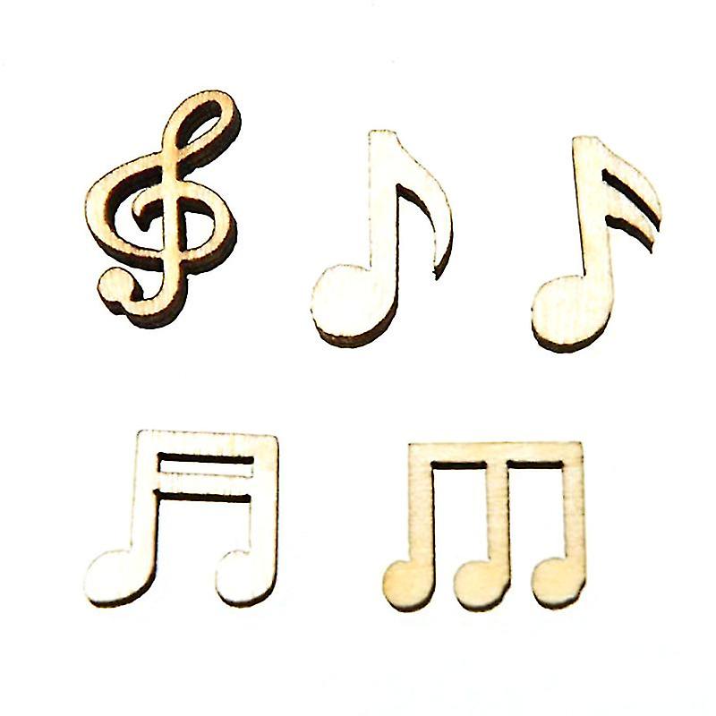 250pcs Note Wood Slice