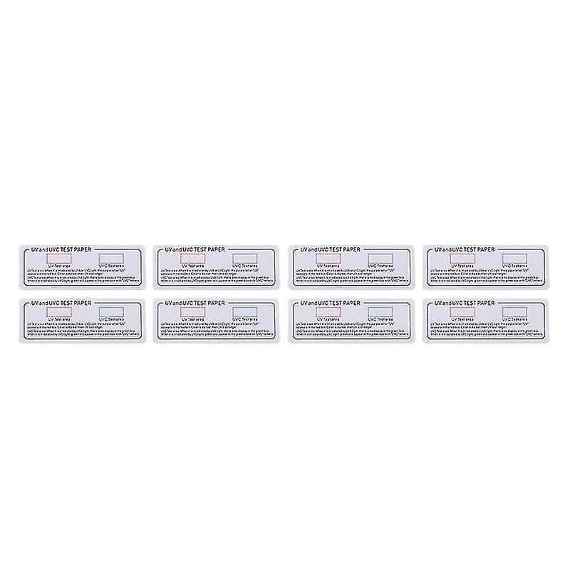 8pcs Uv Test Cards
