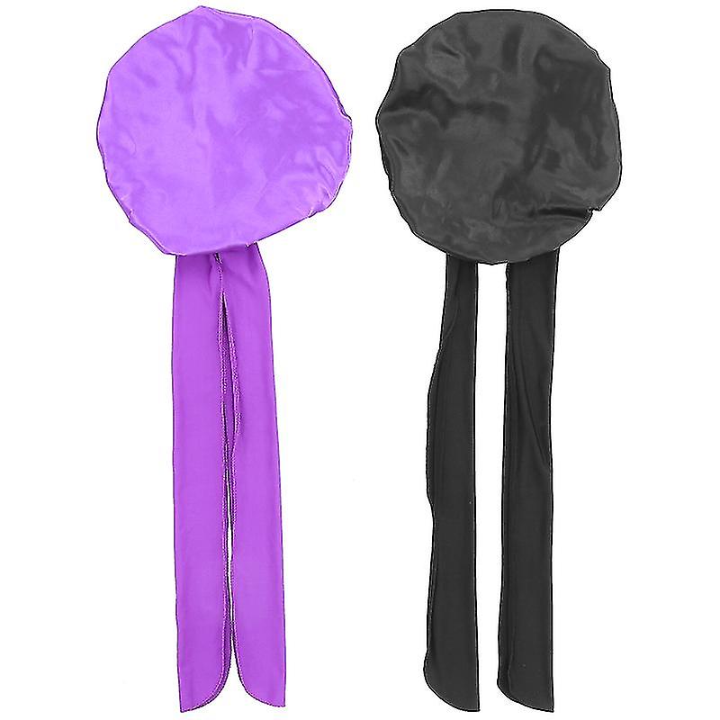 2pcs Women Sleep Caps