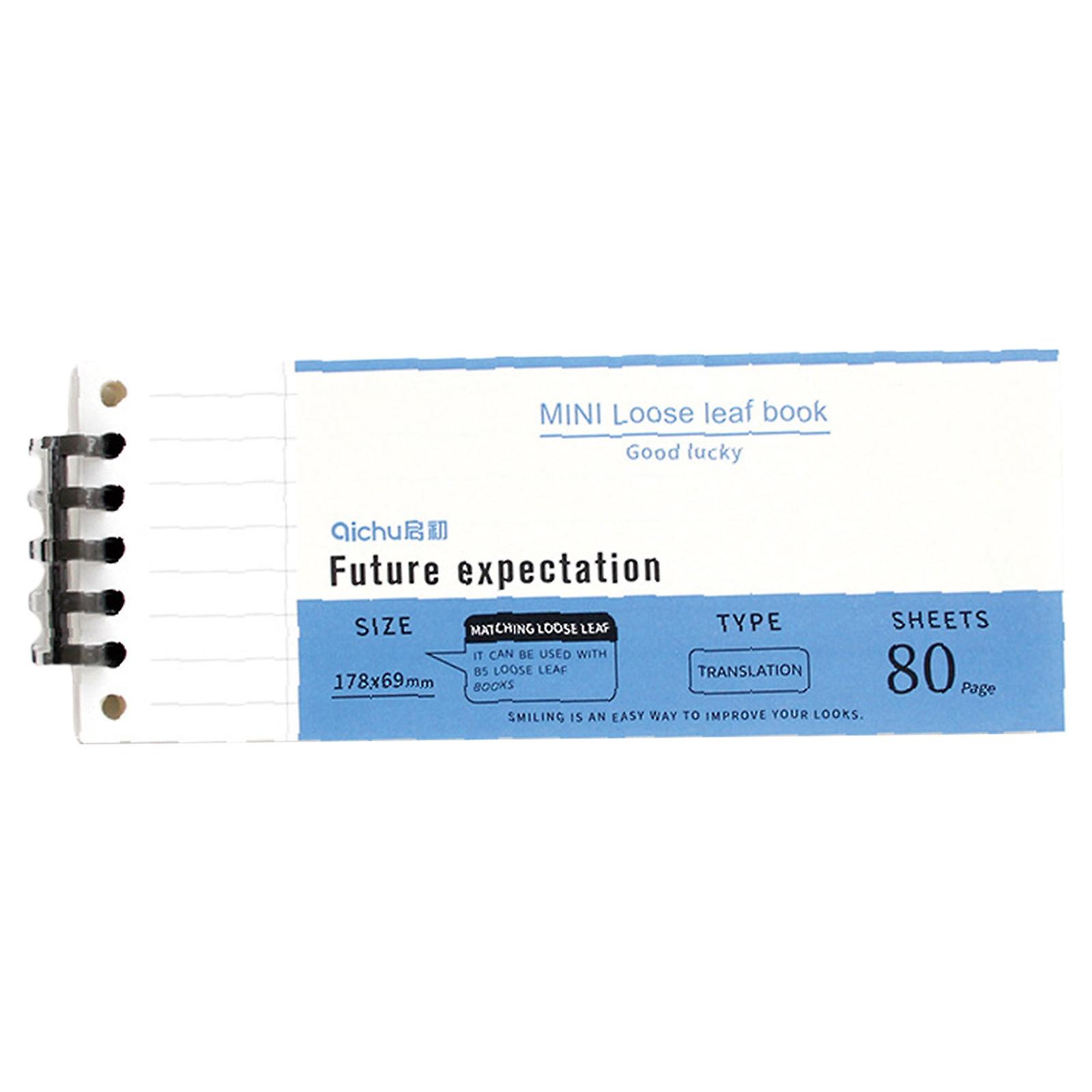 Loose-leaf Refill Papers for A5/B5 Loose-leaf Notebook 80 Sheet Lined/Gridded