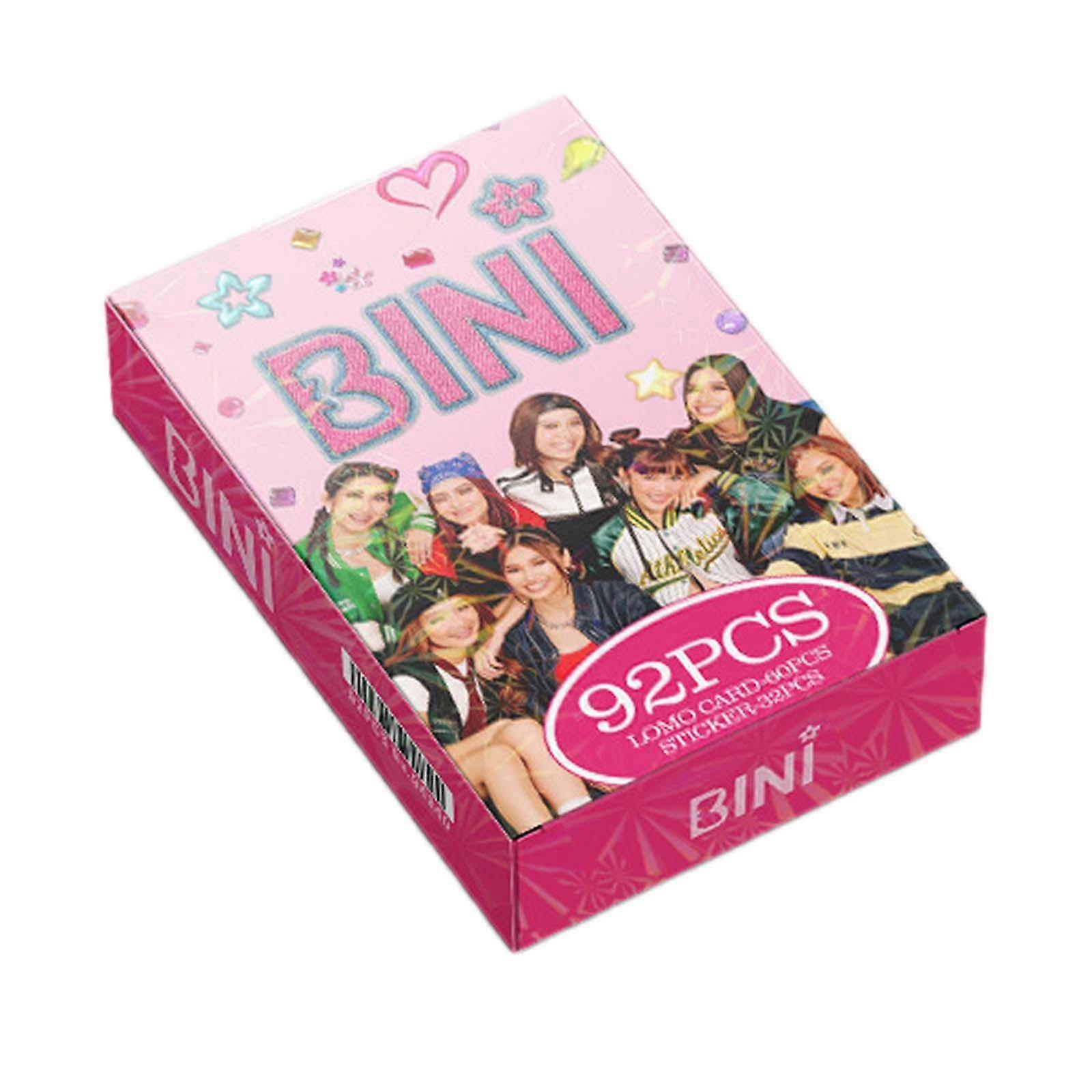 92 قطعة Bini Lomo بطاقة جمع الديكور بطاقة المعايدة للمشجعين الفتيات الأولاد نمط A