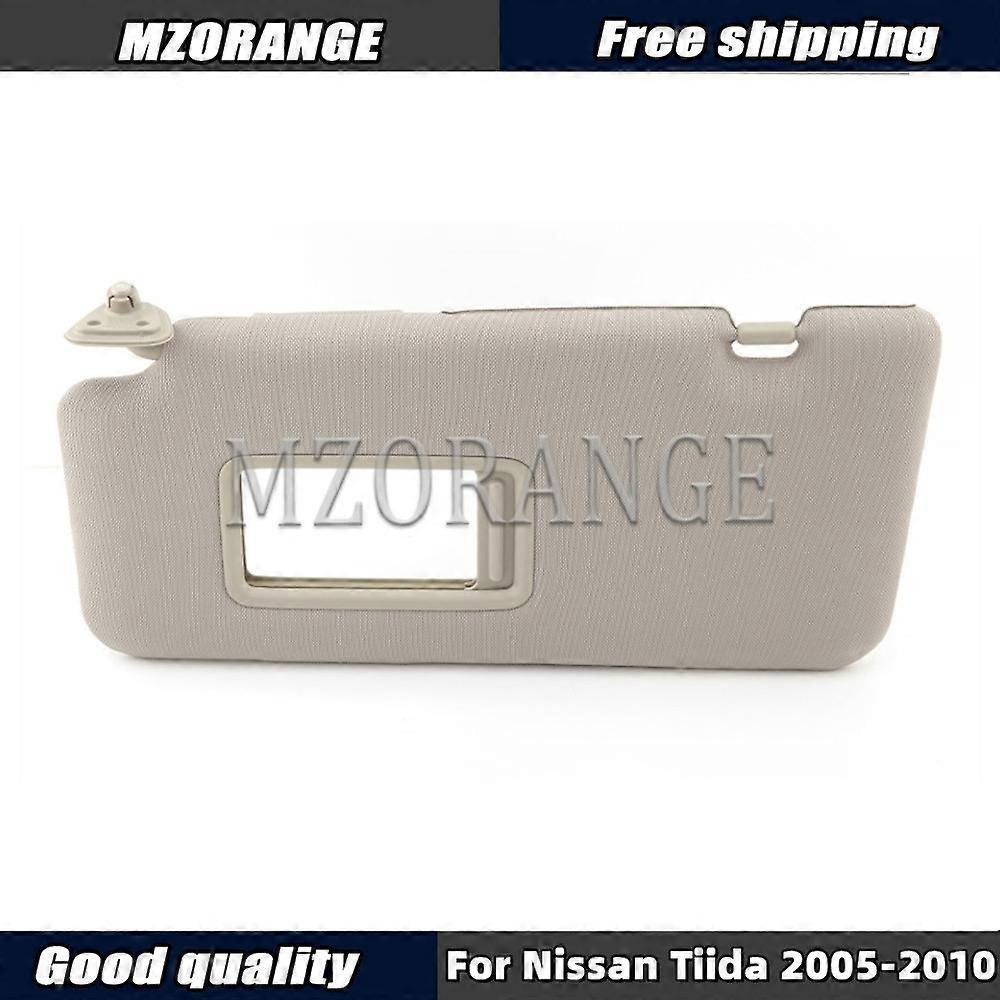 עבור ניסאן Tiida 2005 - 2010 פנים המכונית מגן שמש שמאל ימין קדמי השמשה הקדמית שמש מגן שמש עם מראה אוטומטי מגן שמש - Sun Visors