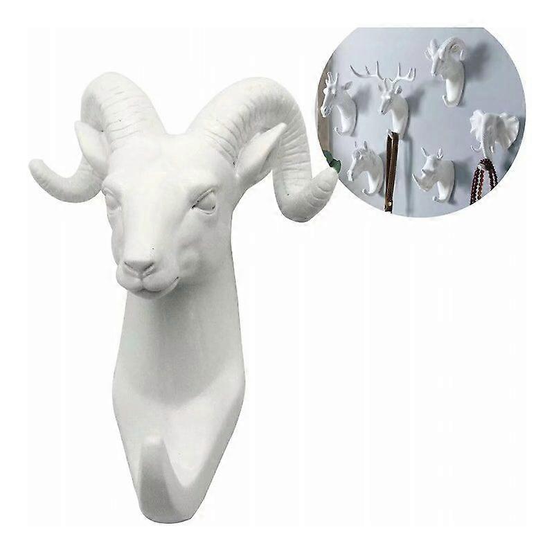 Animal Shaped Wall Hook Animal Wall Hook Aries Key Resin Material