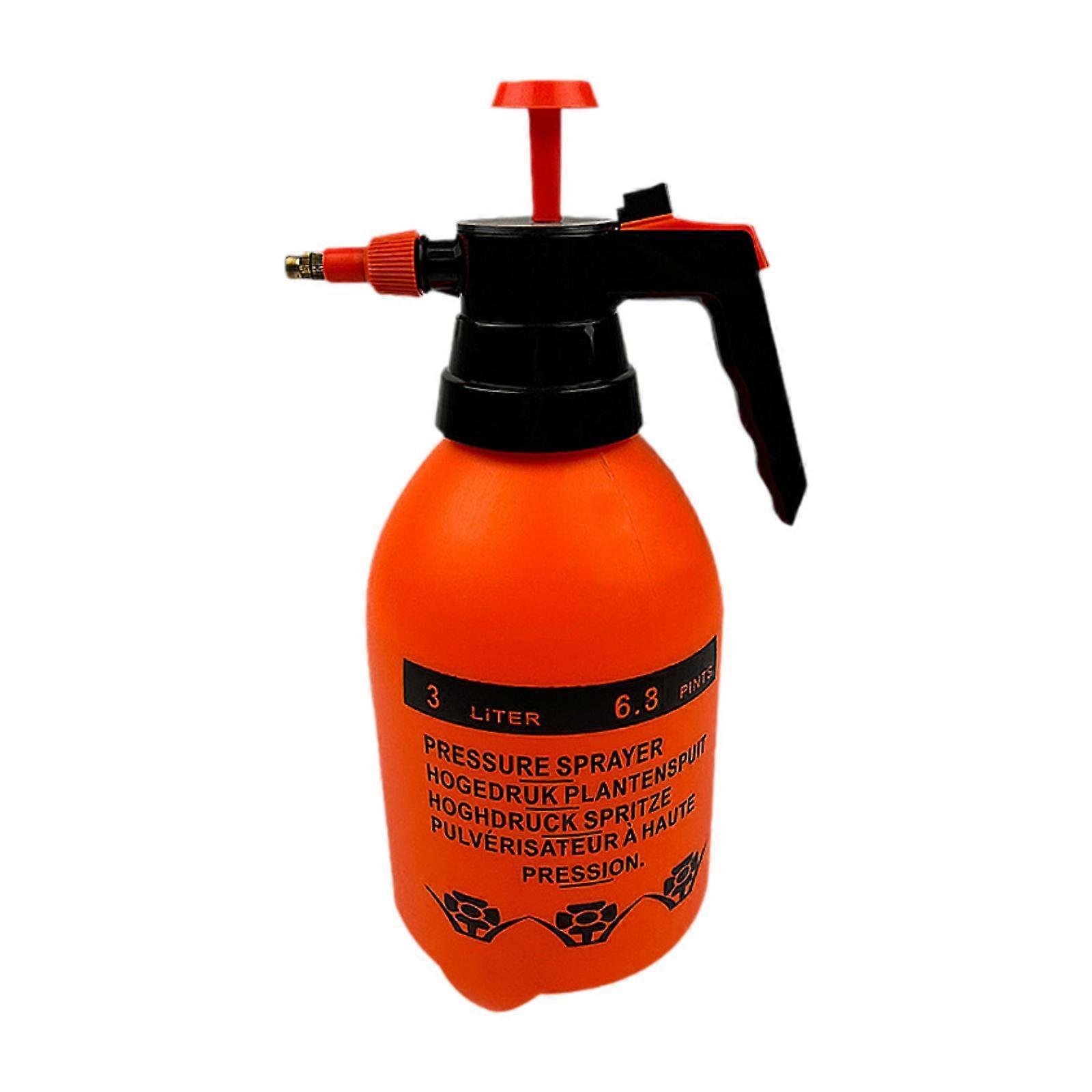 بخاخ الحديقة 2 لتر ملحق لغسيل السيارات رش الزهور تنظيف المطبخ البرتقالي