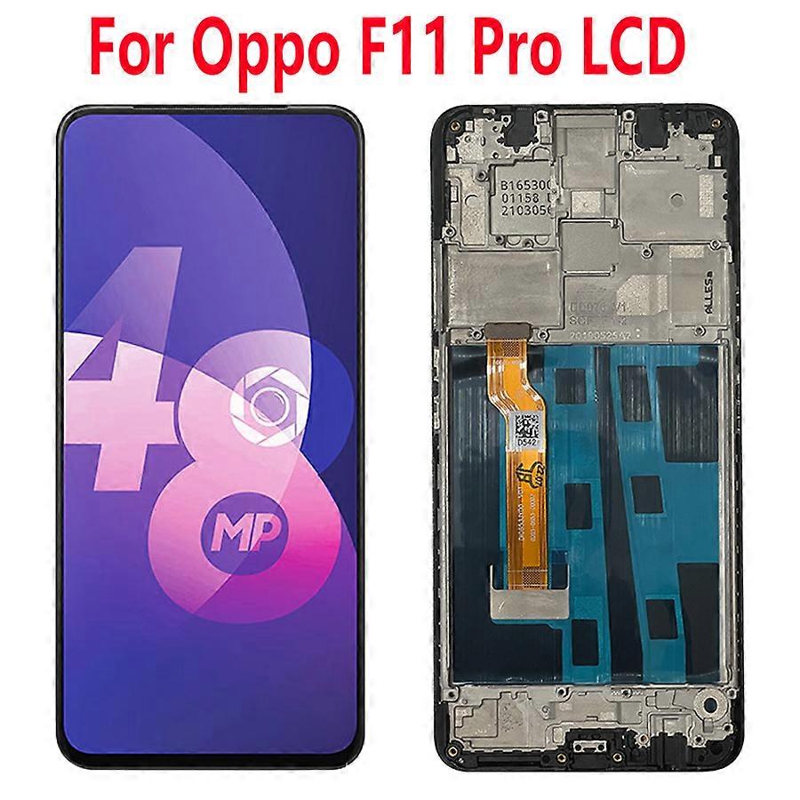 Tib 6.53'' For Oppo F11 Pro Cph1969 Lcd Display Touch Screen Digitizer Assembly Screen Replacement For Oppo F11 Pro Lcd With Frame