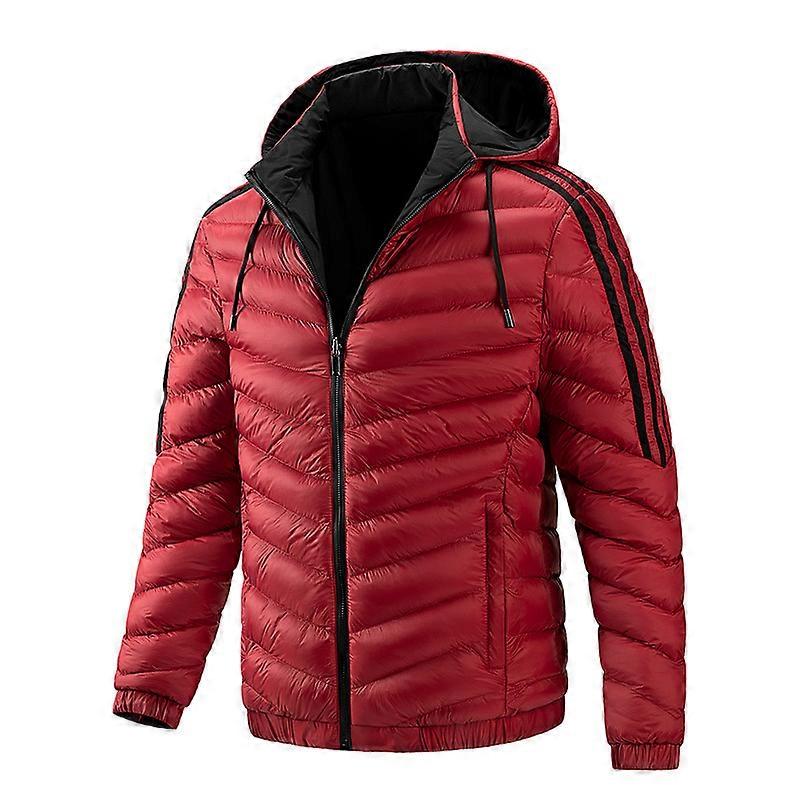 Down Jacket Hooded Lightweight Thickened Jacket Men's Warm Thickened Jacket