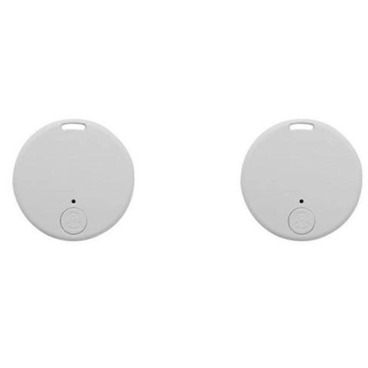 Confezione da 2 Mini GPS Tracker Bluetooth 5.0 Dispositivo Anti-Smarrimento Mobile Bluetooth Wireless Smart Locator Pet Key Wallet Tracker A