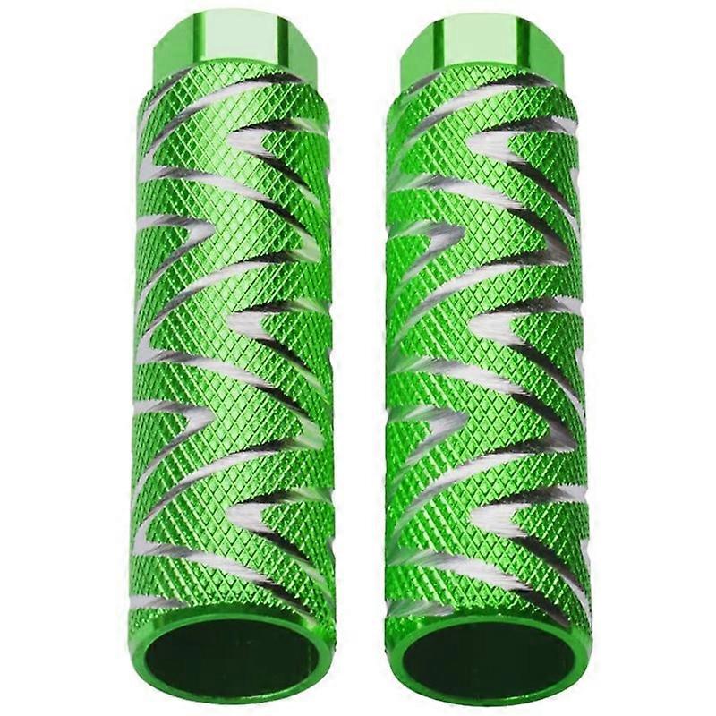 2 pcs liga de alumínio bicicleta pegs pedais bmx cabem 3/8 polegadas eixos bicicleta pedais de volta