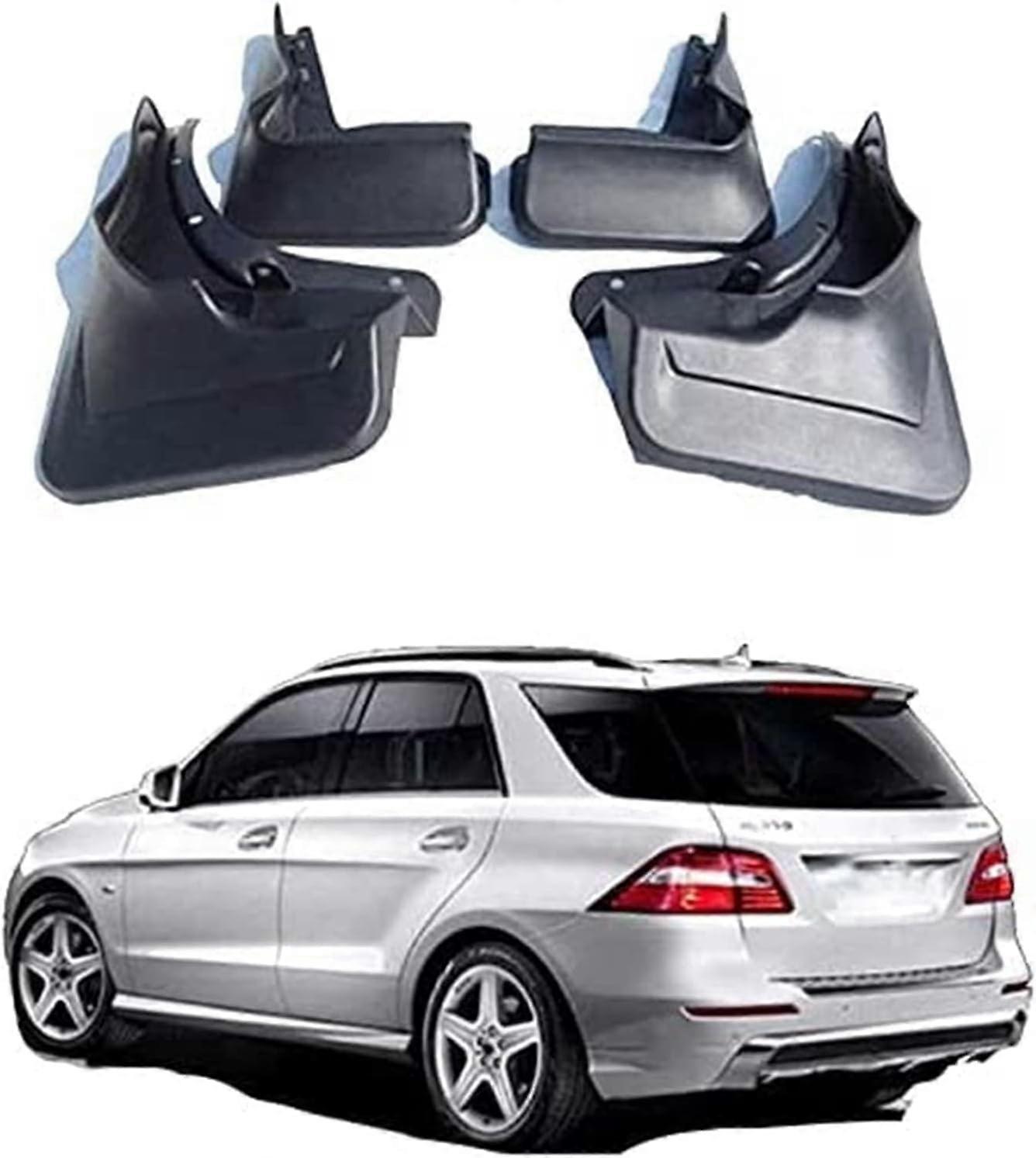 4pcs Car Mud Flaps for Benz ML W166 2012-2017,Mud Flaps Splash Guards Fenders,Contoured Mud Flaps Splash Guard Kit Pair