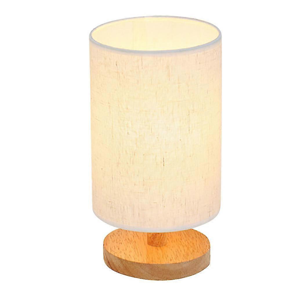 bedside lamp night light warm white gift wood table lamp