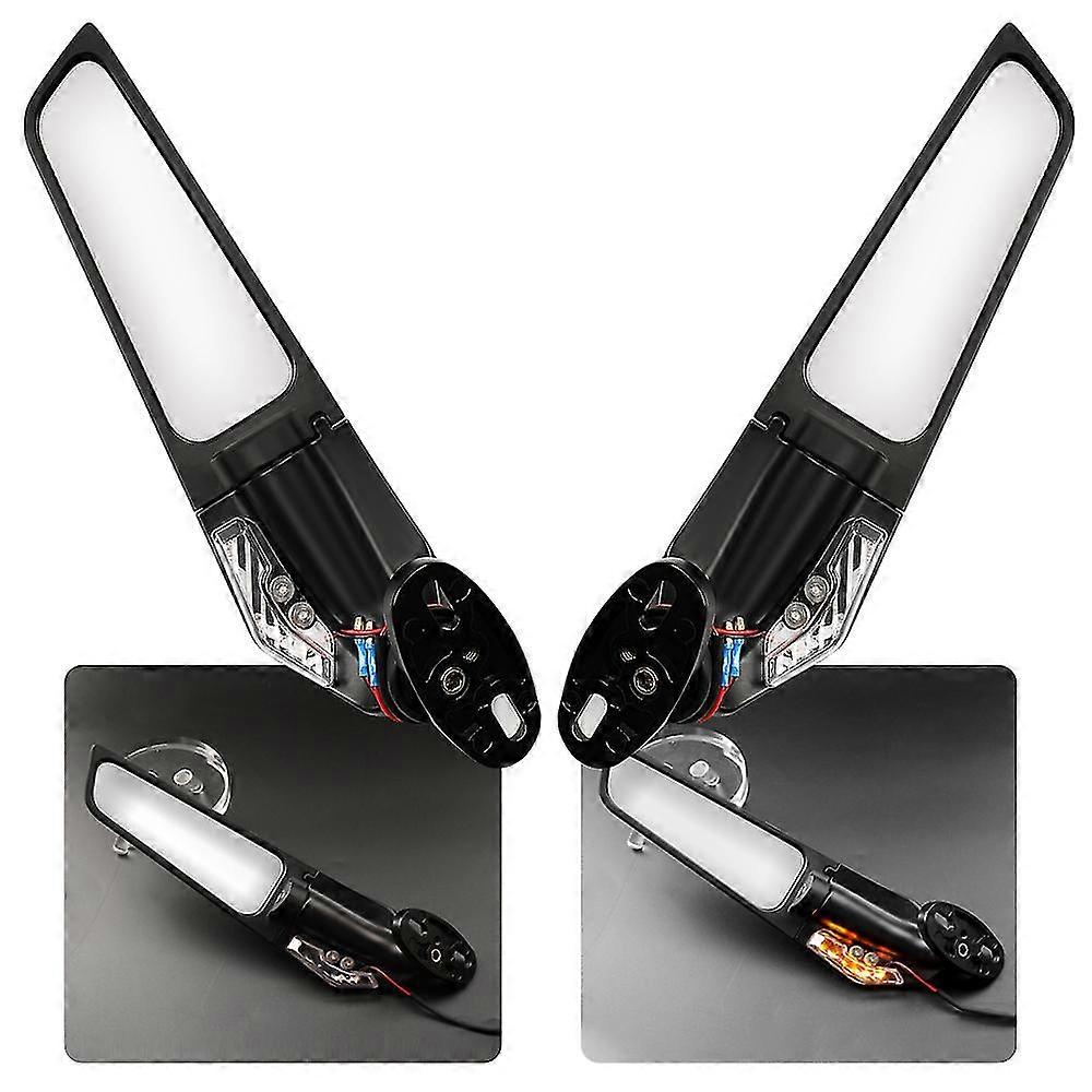Για Honda Cbr1000rr Cbr600rr Cbr 250r 300r 400r 500r καθρέφτη μοτοσικλετών τροποποιημένο άνεμο πτέρυγα ρυθμιζόμενο περιστρεφόμενο καθρέφτη οπισθοπορείας