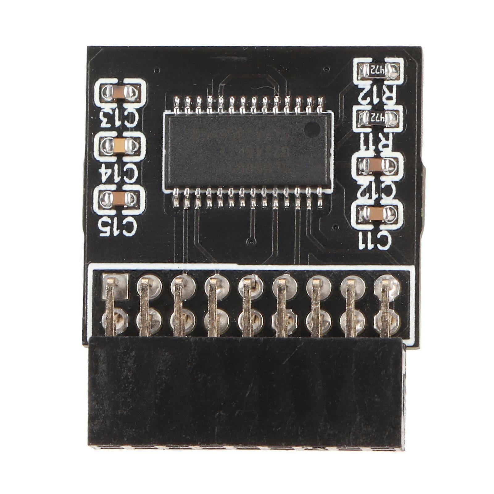 TPM 2.0 Module LPC Interface Stable High Safety Durable Material 18Pin LPC Module for Asrock Motherboard Above DDR3