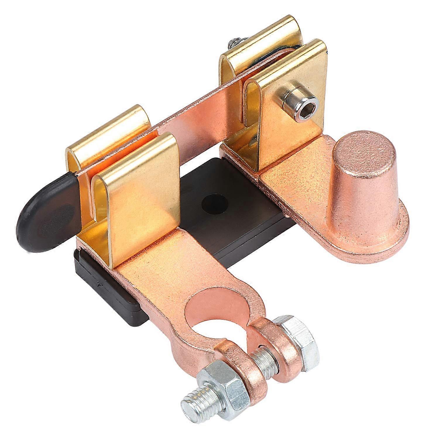 Brass Car Battery Disconnect Switch - 12V/24V - Negative Battery Master Switch