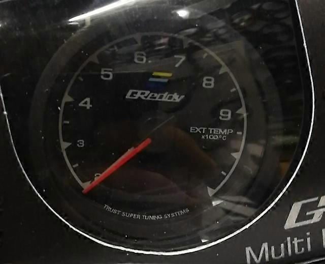 62mm 25 7 Color GReddi Gauge Multi D/A LCD Digital Display Fuel pressure Oil Temp Turbo Boost Meter with Sensor