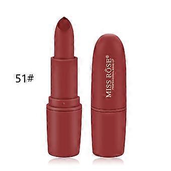 Brick Red Lipstick Aunt Color Matte Matte Lipstick Beauty Makeup