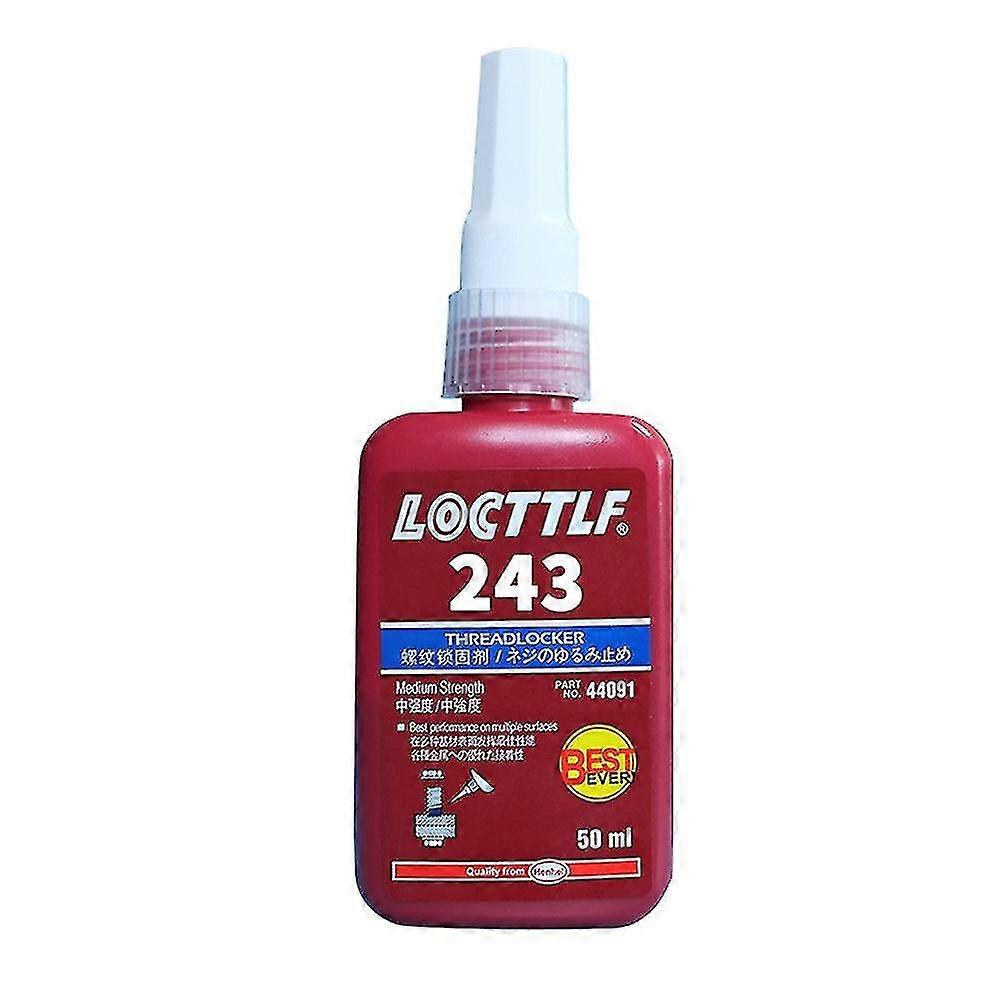 Loctite 243 Blue Thread Lock - 50ml בורג יתד תיקון מהיר בורג דבק תרכובת אגוזים