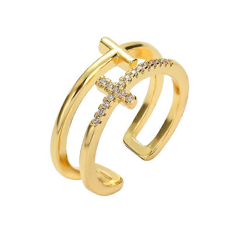 Minimalist cross ring