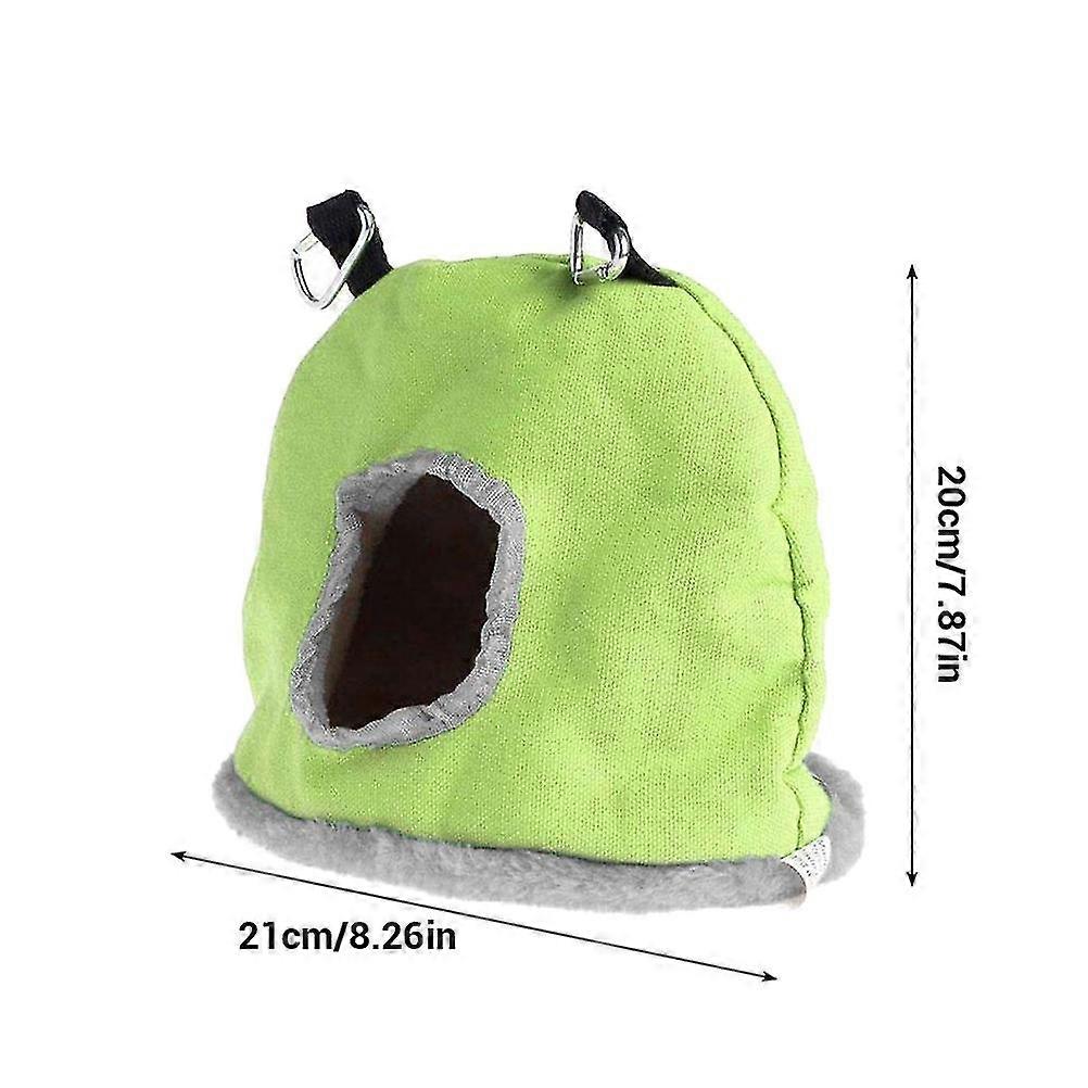 SmallRoundHangingBirdNestPlushCageWinterHammock-SoftandWarm
