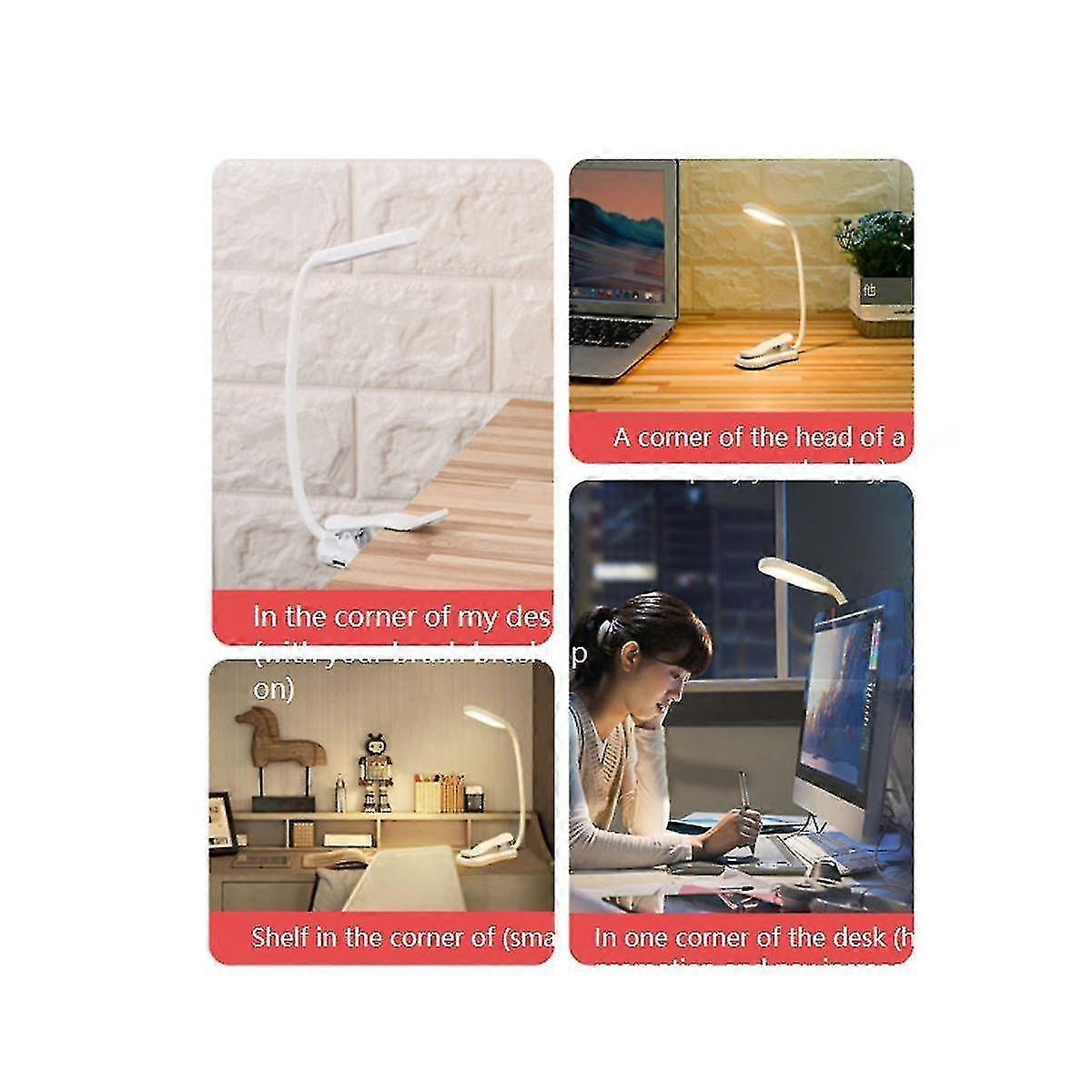 Book Light, Reading Light With 3 Colors, Book Light For Reading In Bed Rechargeable Reading Lights