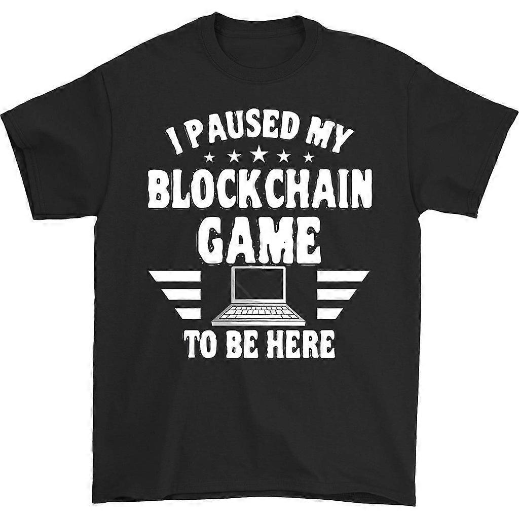 Pozastavil jsem své tričko Blockchain Game