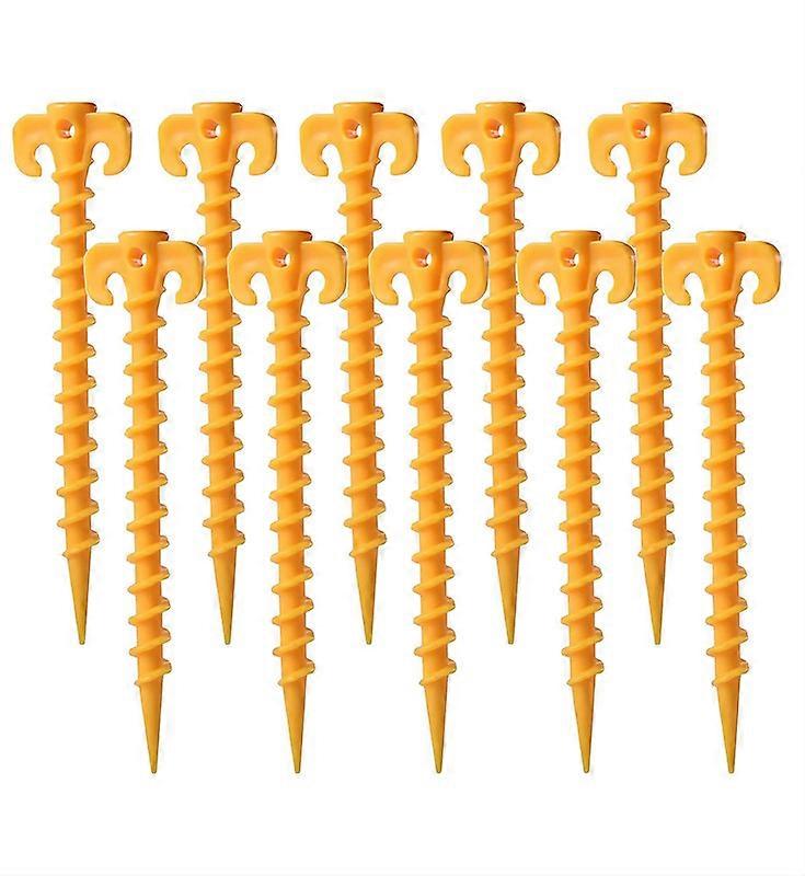 Camping Stake  Plastic Spiral Ground Anchor Tent Pegs Spike Hook
