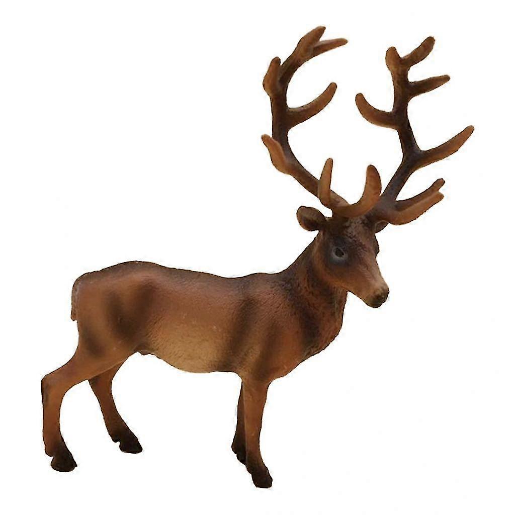 Exquisite Simulation Reindeer Model Artificial Animal Miniture Figurine