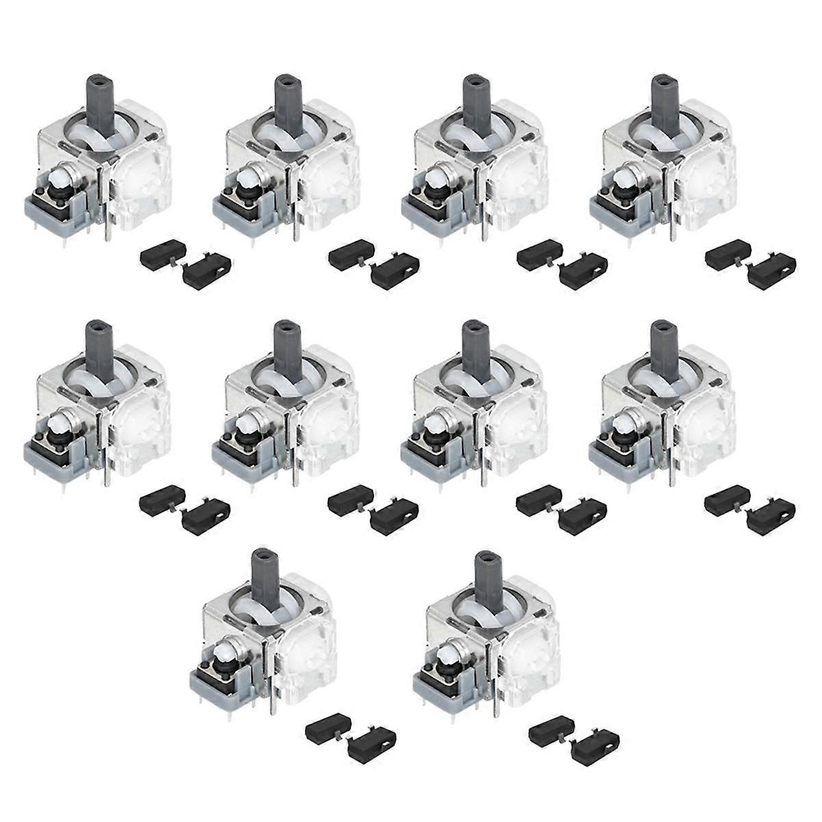 10Set Hall Joystick Body SOT23 Package IC Split Hall Electromagnetic Joystick Body for Game Console