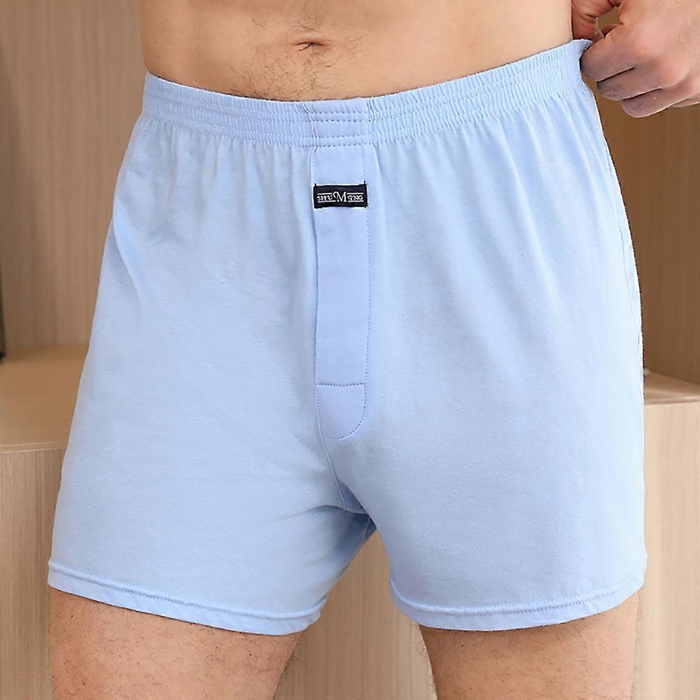 100% bomull Män Pyjamas Shorts Sommar Solid Elastisk Midja Korta Byxor Casual Andningsfunktion 3D Grenbottnar Nattkläder Pijama Hombre