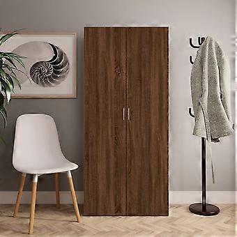 Schuhschrank Hochglanz weiß 80x35,5x180 cm Holzwerkstoff
