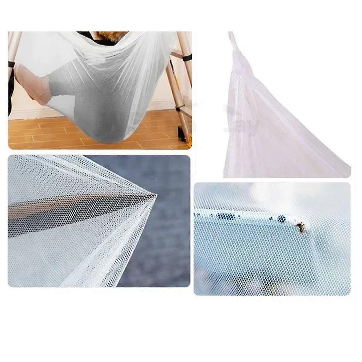Mosquito Net, Palace Four Door Queen Size Double Bed, Home Single Bed Insect Proof Square Elegant C