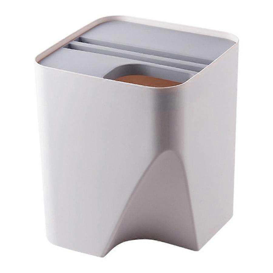 Kitchen Trash Can Stacked Sorting Trash Bin Recycling Bin Household Dry and Wet Separation Waste Bi