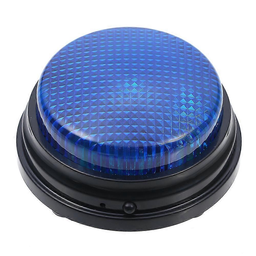 Blue Recordable Talking Button Voice Recording Sound Button With High Bright Energy Saving Light